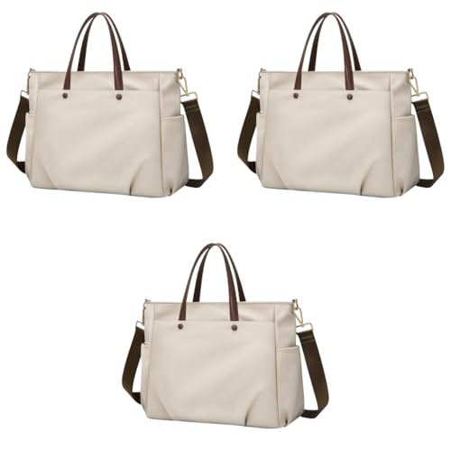 PALAY® Tote Bag for Women Waterproof Shoulder Bag with Removable Strap Large Handbag with Zipper for Office College Daily Use 3 PCS PALAY® Tote Bag for Women Waterproof Shoulder Bag with Removable Strap Large Handbag with Zipper for Office College Daily Use 3 PCS